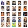 50 Watercolor Retro Old Style Cartoon Handsome Guy Stickers Notebook Mobile Phone Case Decoration Stickers