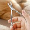 Stainless Steel Pet Nail Clippers Nonslip Handle Heavy Duty Cat Nail Trimmer Comfortable Grip Labor-saving Pet Grooming Tool