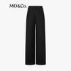 MO&Co. Women's Merino Wool Blend Wide-Leg Pleated Pants