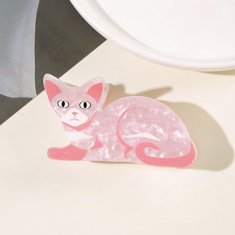 Cat Hairpin Lady Cute Little Hairpin Short Long Hair Hairpin for Daughter Lover Girl School Partner