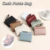 Multifunction Cash Purse Bag PU Leather Two-fold Short Wallets Pocket Purse Wallet  Women Men
