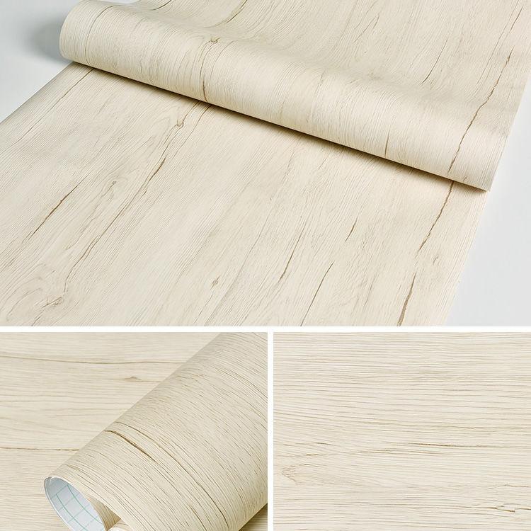Waterproof Wood Vinyl Wallpaper Roll Self Adhesive Decor Contact Paper Doors Cabinet Desktop Modern Furniture Decorative Sticker