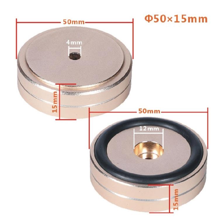 Aluminum Isolation Feet Pad Shockproof Support Foot,Shock Absorbing Pad For  Auditory Amplifiers