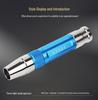 Three-Light LED Jade & Jewelry Identification Flashlight - 365nm UV Purple Lamp for Professional Gemstone and Artifact Testing