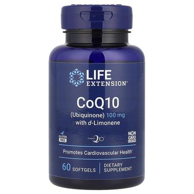 Superabsorbierbares Coq10 (Ubichinon), mit D-Limonen, 100 mg, 60 Weichkapseln