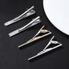 Elegant Tie Clip for Formal Event Men Business Suit Tie Clip Official Neck Tie Holder Tie Pins Gift Box Tie Bar 4Pieces