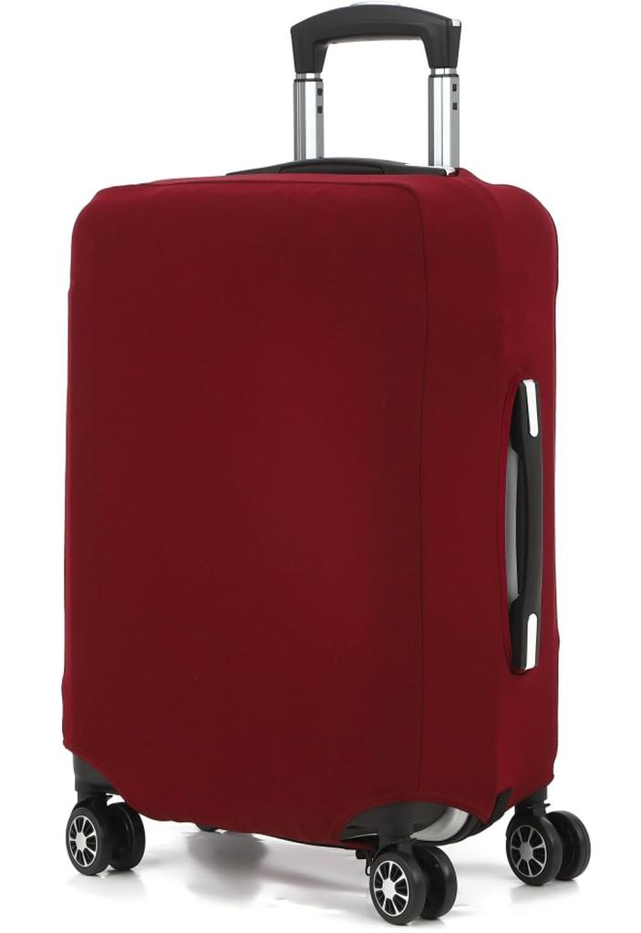 Soraim Suitcase Cover, Stretchable, Waterproof, for Carry-on Suitcases (Wine Red, Small)