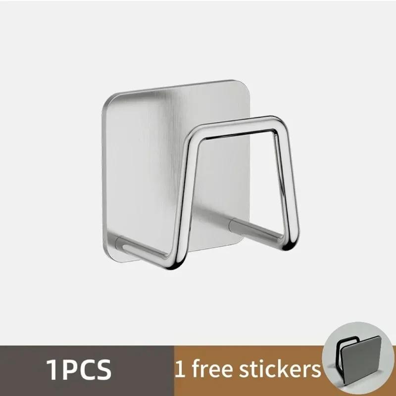 

Household Basin Storage Rack Sponge Rack Bathroom and Toilet Storage Hook Non Perforated Wall Mounted Basin Artifact Practical