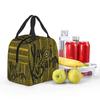 Custom Yayoi Kusama Abstract Art Resuable Lunch Boxes for Women Waterproof Thermal Cooler Insulated Lunch Bag Kids School