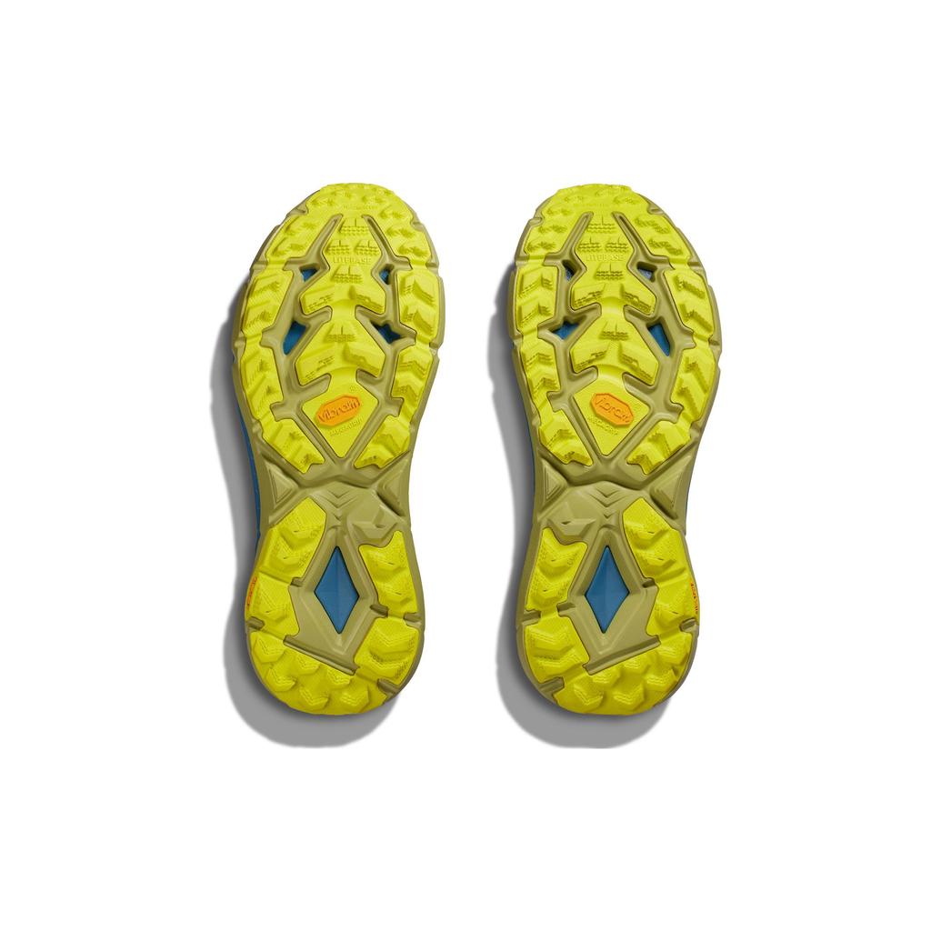 HOKA Mafate Speed 4 Stone Blue Dark Citron Men Sneakers 1129930-SBDCT