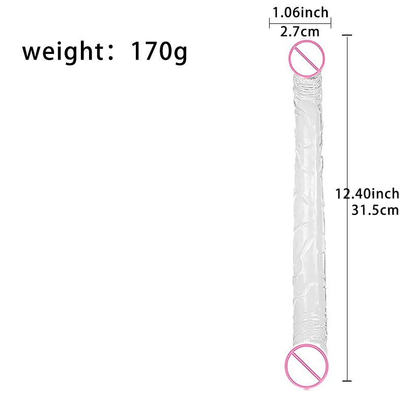 Double Headed Dragon Crystal Dildo: Realistic Simulation for Female Use