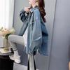 Plus Size Women's Denim Jacket: Spring/Autumn Korean Style, Loose & Versatile