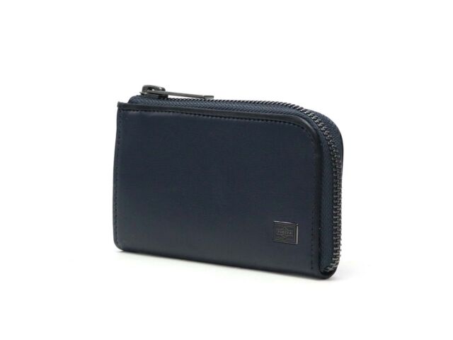 Yoshida Bag PORTER PLUME KEY CASE 179-03876 Navy Made in Japan Leather NEW