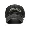 Deep top big head circumference letter baseball cap women's versatile fashion embroidery sunscreen showing face small eaves sunshade cap