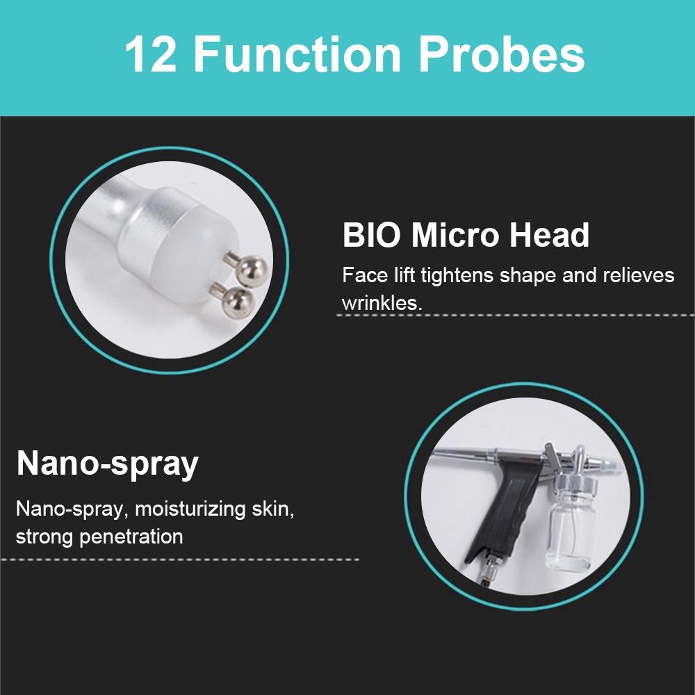 26W Skin Care Device LED Photon Skin Care Device Face Lifting Tighten Beauty Tool Professional Ultrasonic Beauty Machine 12-in-1