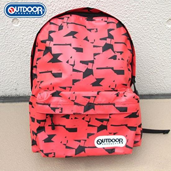 Godzilla x Outdoor Products Collaboration Daypack Logo Pattern Red
