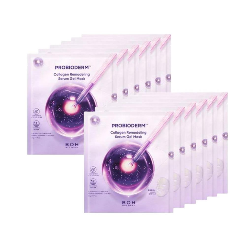 BIOHEAL BOH Probioderm Kolagenové remodelační sérum Gelová maska 34g × 6 plátků (3 Možnosti)