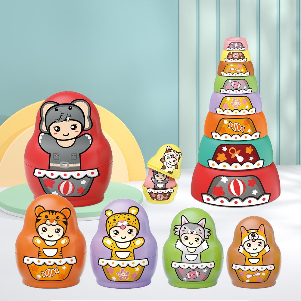 Children'S Fun Dolls Stacking Music Kindergarten Stacking Cup Early Education Cognitive Educational Toys