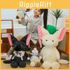 Adorable Devon Rex Plush Cat Doll Soft Toy For Girls Cozy Sleep Pillow Gift