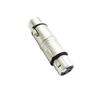 1Pcs Mic Barrel Extension Converter Xlr Female To Female 3Pin Connector For Microphone Stereo Mixer Xlr Female To Female Adapter