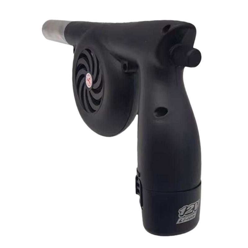 Outdoor Cooking BBQ Fan Charcoal Blower Portable Barbeque Air Blower Adjustment Speed for Barbecue Picnic Camping