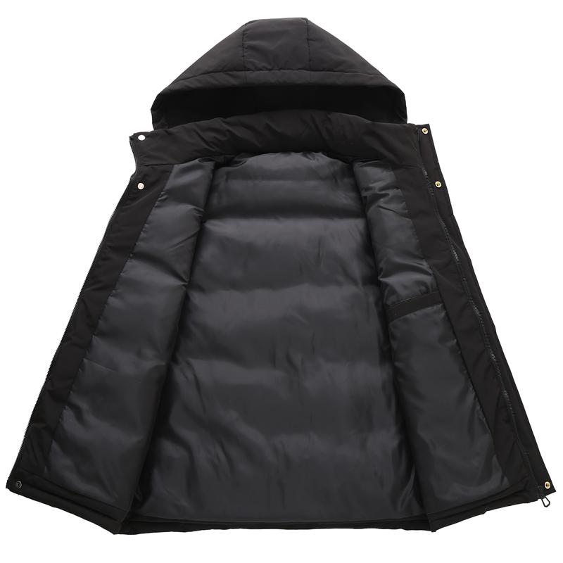Plus Size S-8XL Winter Sleeveless Jackets for Men Outerwears Hooded Fashion Casual Thick Men's Warm Vests