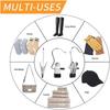 10pcs Stainless Steel Clothespins Laundry Clothes Pegs Hook Portable Hanging Clothes Clip Wardrobe Clothes Organizer Hanger