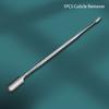 Double-Ended Nail File Stainless Steel Cuticle Remover Dead Skin Cuticle Pusher Trimmer Pedicure Nail Tools