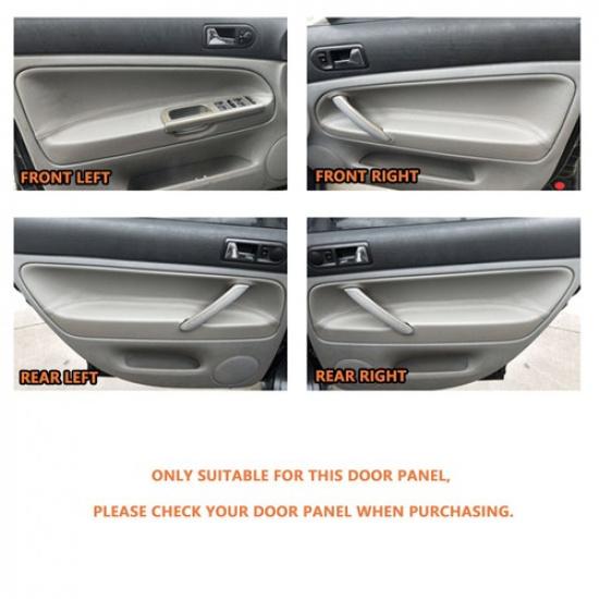 4x Pokrycie Panelu Podłokietnika Drzwi Wewnętrznych ze Skóry Zamszowej Wykończenie Dla VW Passat B5 1998-05