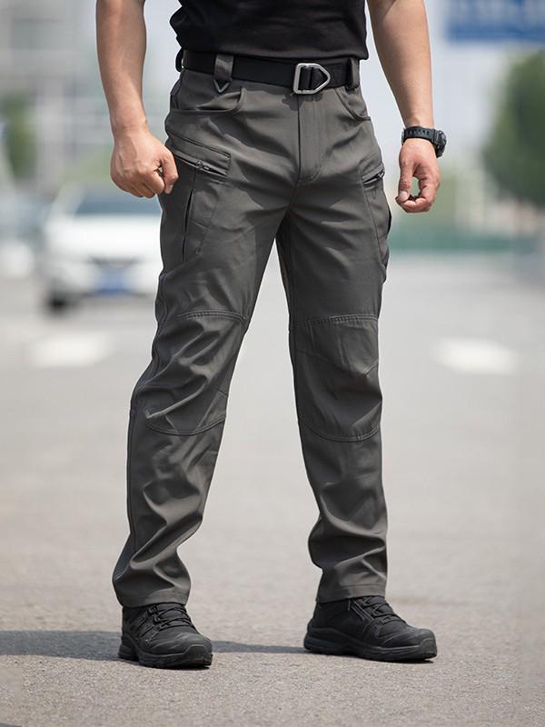 Men's IX5 Tactical Camouflage Pants - Micro-elastic, Wear-resistant, Casual & Work Pants for Spring/Summer/Autumn