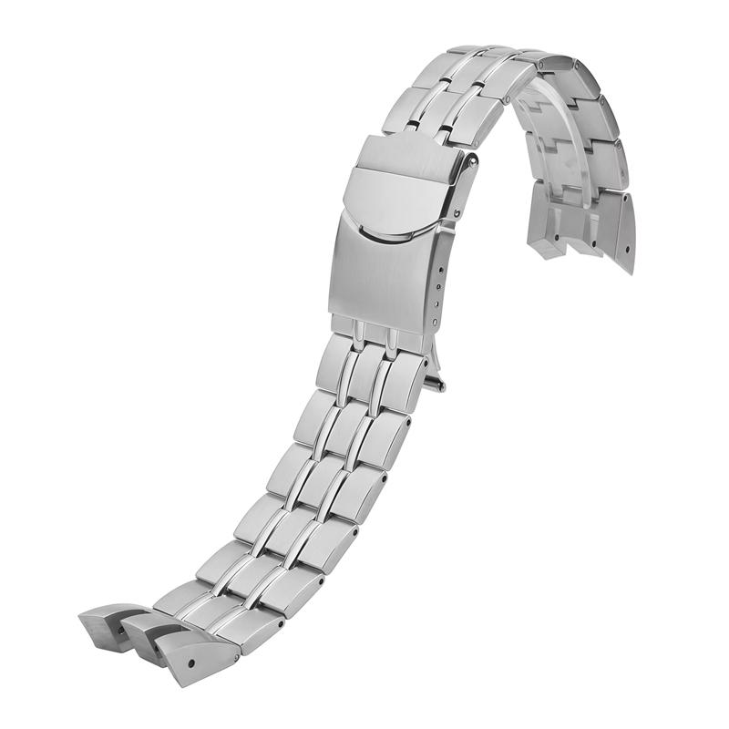 

21mm High Quality Watch Chain For Swatch YRS403 Flyback Series Bracelet Modified Solid Steel Special Watch Strap Men s Model 21mm срібний