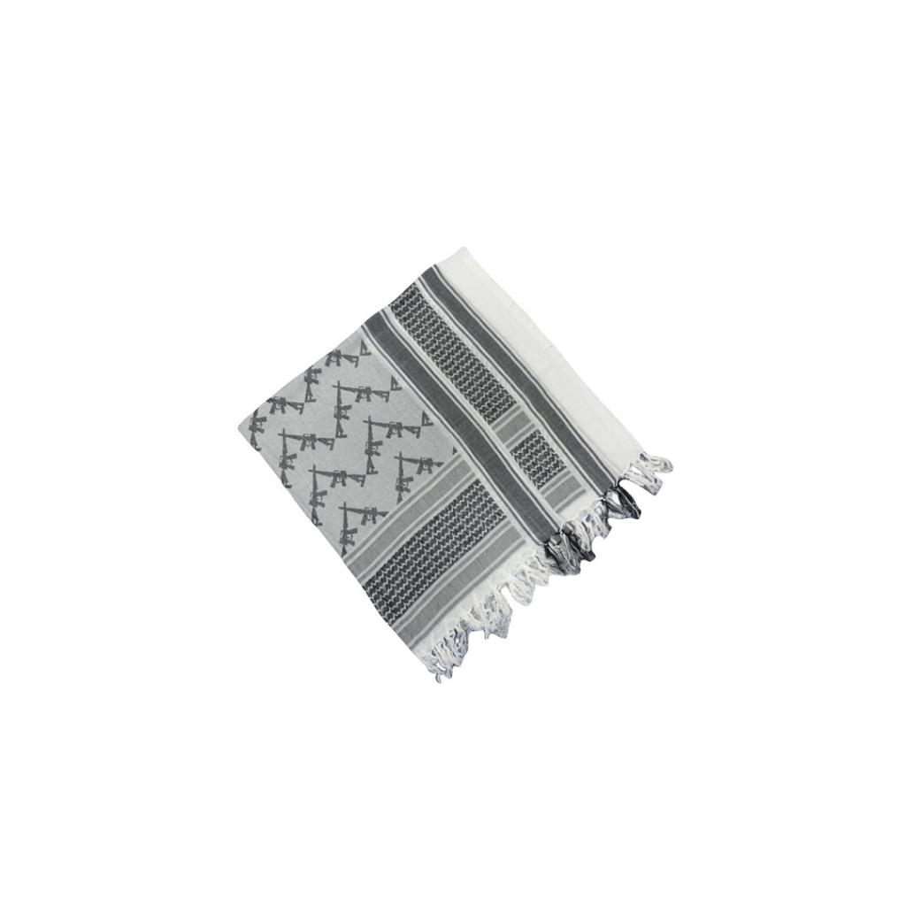 Camouflage Jacquard Keffiyeh Scarf - 100% Cotton Muslim Outdoor Shawl