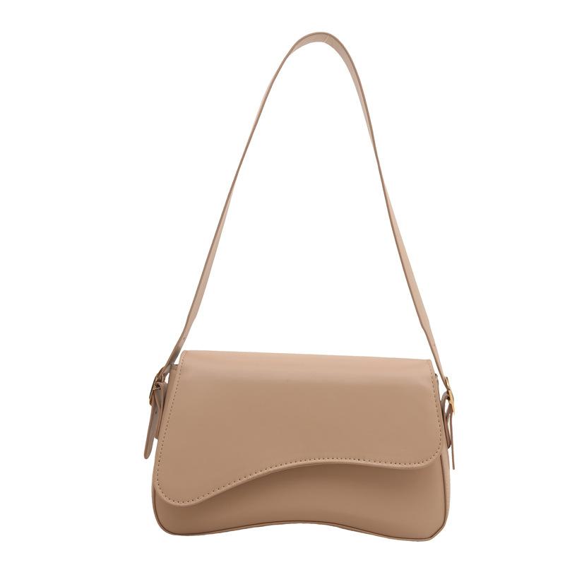 Achseltasche für Damen, Einfarbige 2026 Neues modisches Design Einzelne Schulter-Umhängetasche, Temperamentvolle kleine quadratische Taschen