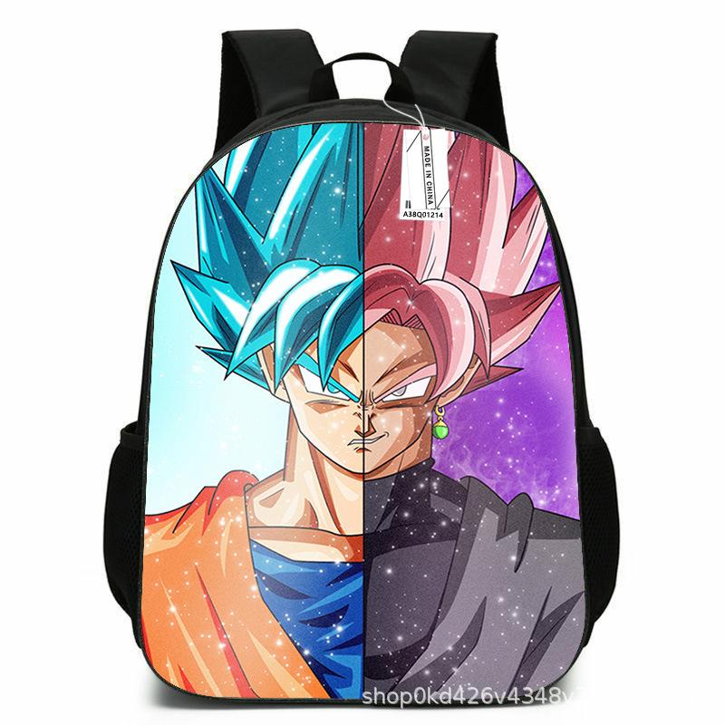 Dragon Ball Animation Cartoon School Bag Elementary and Secondary School Backpack Backpack Large Capacity Wukong Backpack