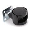 YH  Black 30mm Swivel Plate Caster Nylon Wheel Chair Table Castor Replacement