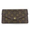 Used Purse Portefeuille Sara M60531 Monogram Brown Bifold Wallet