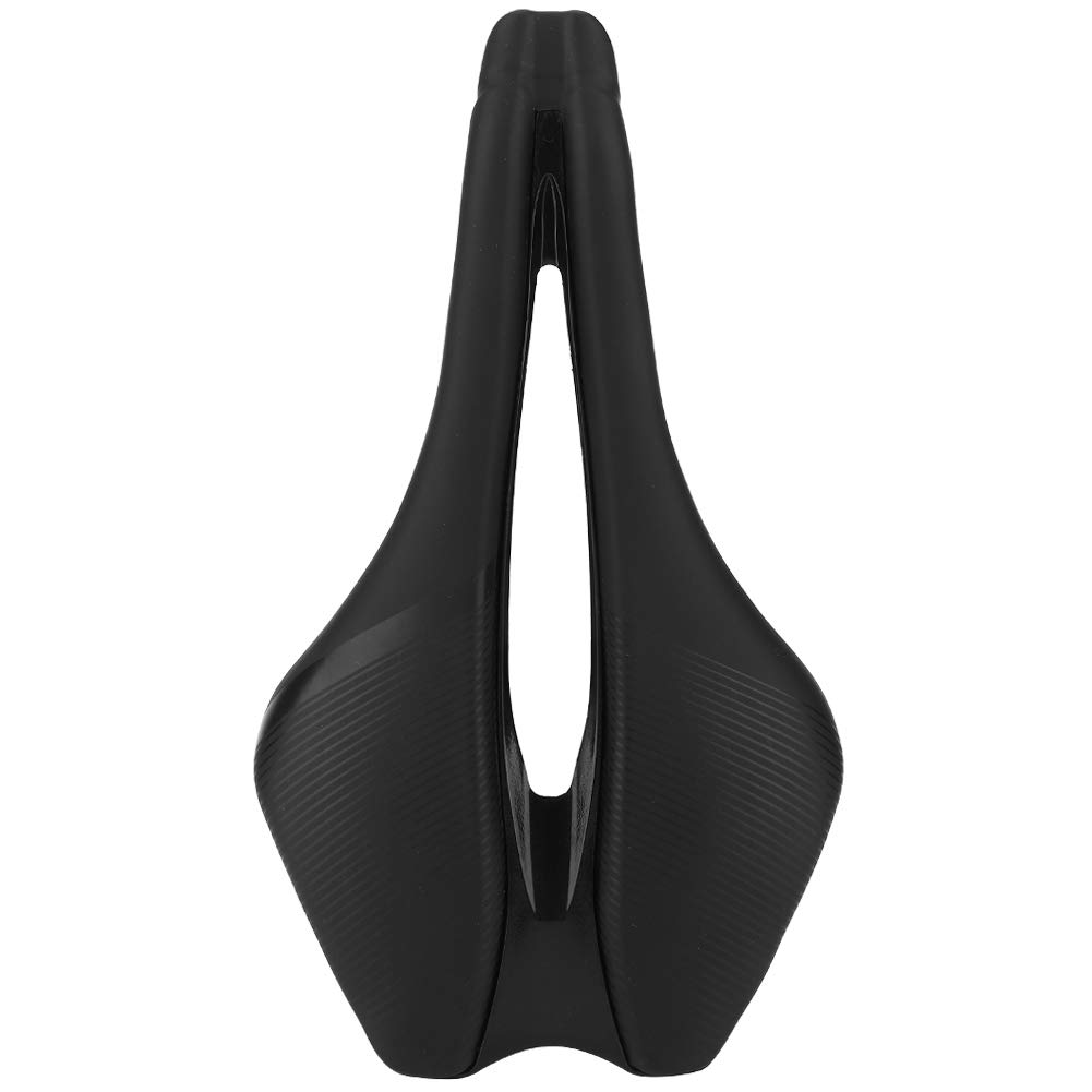 EC90 Black Line Bicycle Soft and Comfortable Seat Cushion for Mountain and Road Ergonomic Hollow Design for Stress Suitable for Men and Synthetic