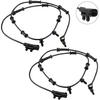4Pcs Front and Rear Right Left ABS Wheel Speed Sensors Fit for Jeep Wrangler 3.6L 2012-2017, for Jeep Wrangler 3.8L 2007-2011 Replace# 68003281AA