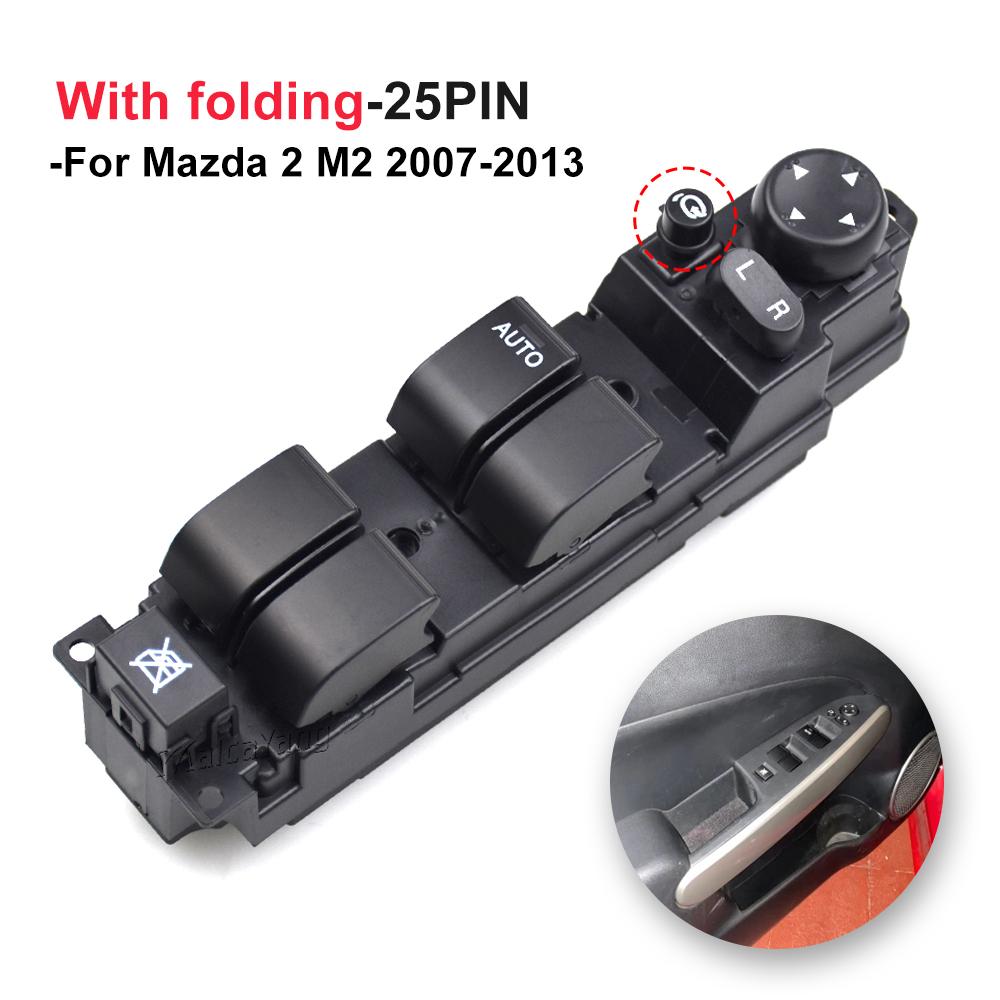 Power Window Lifter Switch DF74-66-350B DF73-66-350BD for Mazda 2 M2 2007-2013 DF74-66-350B Car Accessories