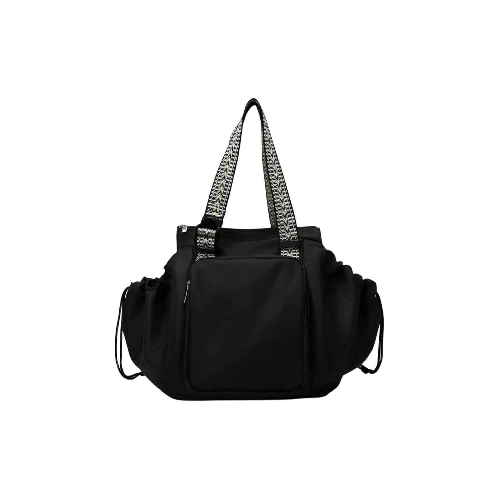 Stylish Travel Bag, Versatile, Multi-functional, Large Capacity, Can Be Used As A Tote Or Shoulder Bag. One Size чёрный