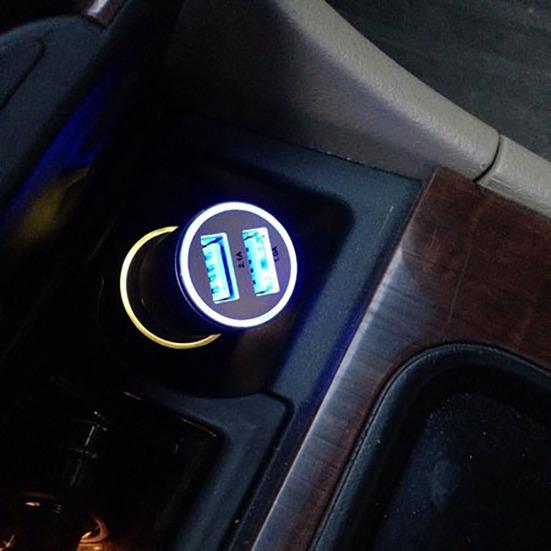 5V 2.1A LED Dual USB Fast Car Charger Adapter for iPhone Samsung Galaxy Tablet