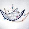 Fish Net Hanging Ornaments Mediterranean 3D Nautical Ocean Theme Home Fishing Net Wall Decor