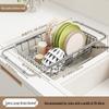 Stainless Steel Retractable Draining Basket for Sink and Vegetable Washing