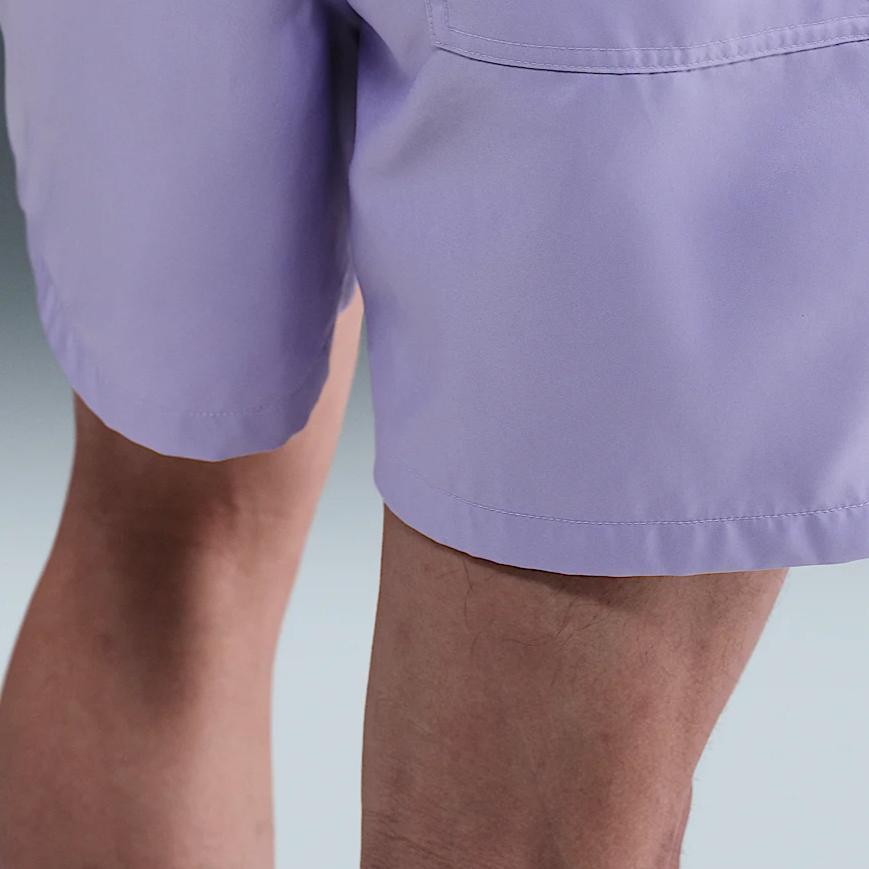 Nike Woven Flow Comfortable Simple Versatile Solid Color Cool Casual Shorts Men shorts Purple FN3308-515