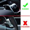 Red Metal Steering Wheel Shift Paddle Extender for Peugeot (1 Pair)