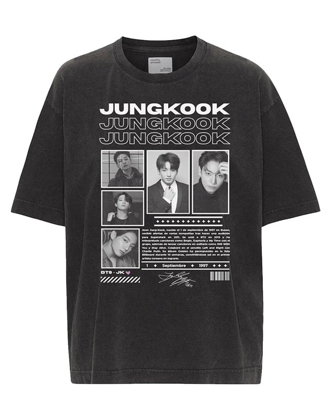 JUNG KOOK BTS T-shirt Women's Men's Gifts for Fans Cotton Oversized Y2k Short Sleeve Korean Kpop Streetwear Harajuku Female Clothing