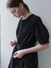 Royal Decaside Pouch Pocket Dress Black