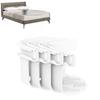 4Pcs Non-Slip Invisible Quilt Sheet Holder Plastic Bed Cover Fastener Bed Sheet Grippers  Bedroom