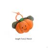 Food Theme Keychain Accessory Adorable Bag Charm for Valentine's Day Holiday Round Eyes Smile