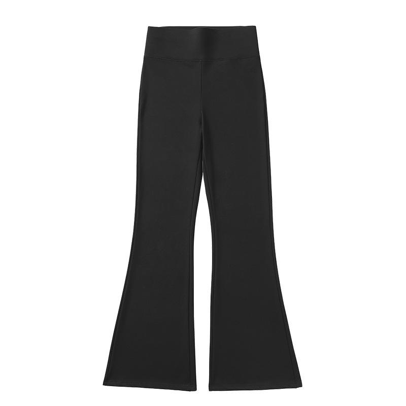 Women Micro Flared Shark Pants Leggings Slim Yoga Pants Women High Waist Wide Leg Pants Gym Sports Flared Pants Dance Trousers